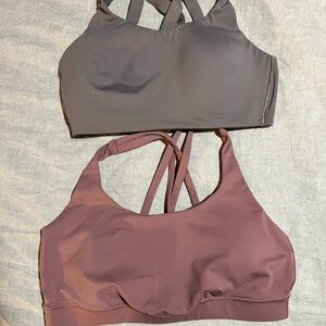 lululemon athletica Strappy Sports Bras - Gray and Mauve